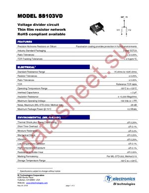 SS103VD01FAPLF7 datasheet  